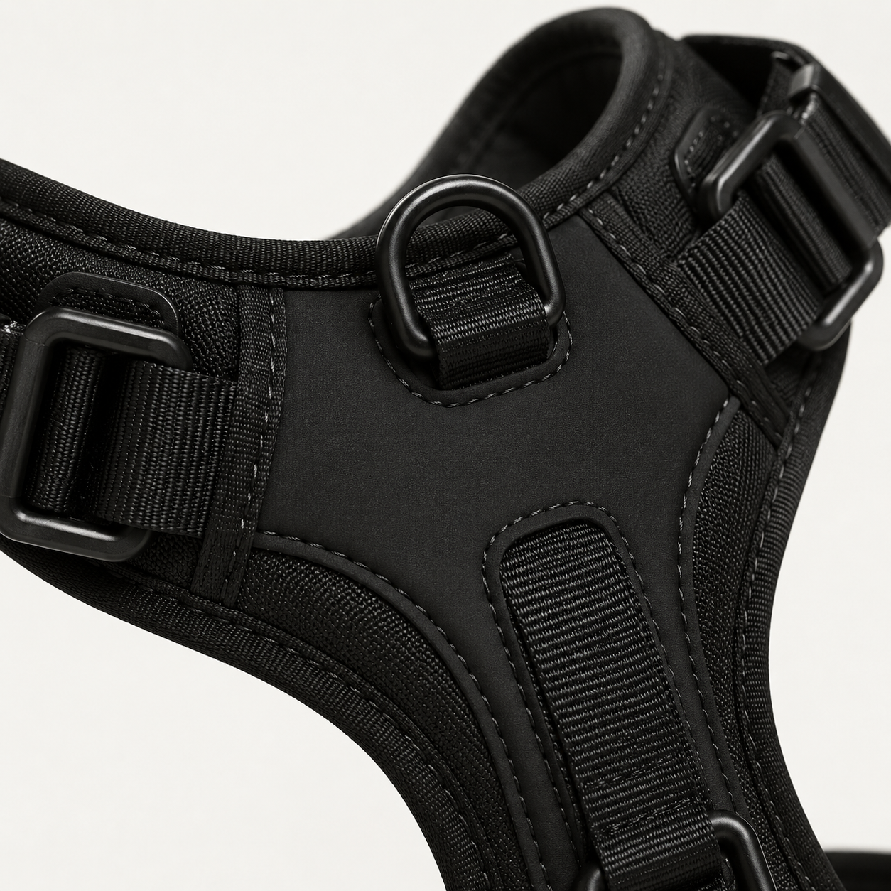 Premium No-Pull Dog Harness - Matte Black